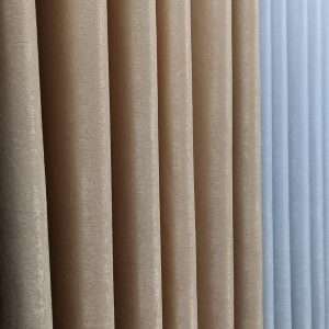 Non Transparent Soft & Smooth Sheer Golden Curtain