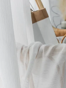 Sheer Curtain, Simple Sheer Fabrics Curtain By DarkLeaf