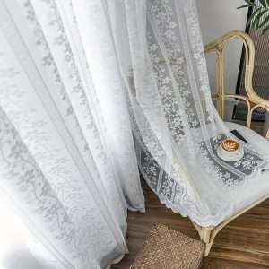 Net Curtain, Jacquard Net Curtain, Floral Net Curtain