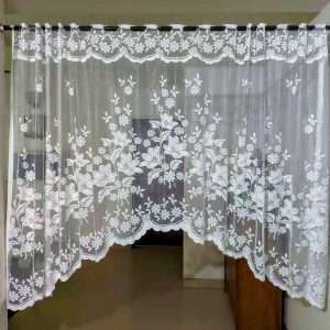 White lace Curtain
