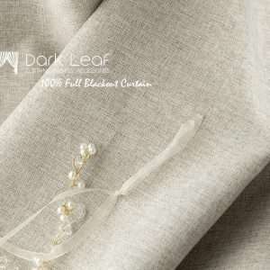Premium Blackout Curtain Soft & Heavy - Greenish Brown