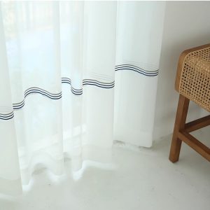 White Sheer Curtain