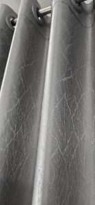 Silver Leaf Full Light Blocking Premium Blackout Curtain