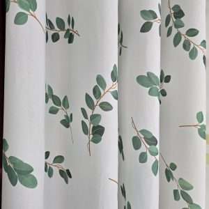 Printed Semi Transparent Sheer Curtain