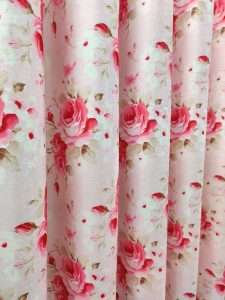 Pink Rose Curtain