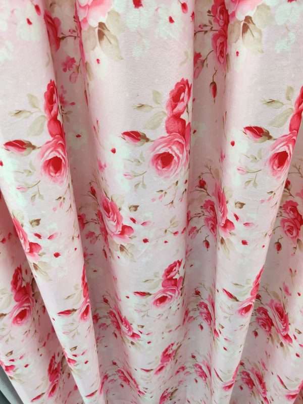 Pink Rose Curtain