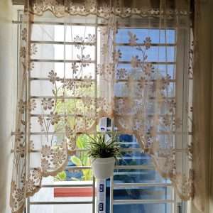 Short Net Lace Curtain