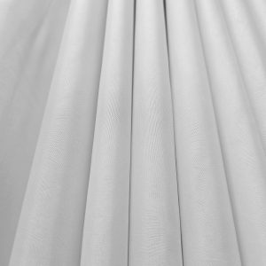 White Embossed Abstract Non Transparent Sheer Curtain