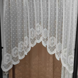 Short Decorative Net Lace Curtain : W 60 Inch / H 39 Inch
